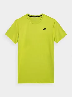 4F Koszulka sportowa w kolorze zielonym - Koszulki sportowe męskie - miniaturka - grafika 1