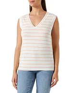 Koszulki i topy damskie - s.Oliver T-shirt damski bez rękawów, Pomarańczowy 21g0, 44 - miniaturka - grafika 1