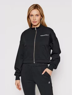 Converse Bluza 10022978-A01 Czarny Regular Fit - Bluzy damskie - miniaturka - grafika 1