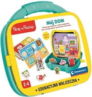 Zabawki interaktywne dla dzieci - CLE BABY edukacyjna walizeczka Mój dom 50391 - miniaturka - grafika 1