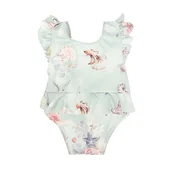 Stroje kąpielowe dla dziewczynek - Strój kąpielowy jednoczęściowy ARISTA Miętowe Seszele UV SPF50 - miniaturka - grafika 1