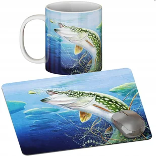 Zestaw Kubek + Podkładka - Ryby Rybak Wędka - Prezent Wiele Wzorów + Imię - Podkładki pod mysz Zestaw Kubek + Podkładka - Ryby Rybak Wędka - Prezent Wiele Wzorów + Imię - Podkładki pod mysz - miniaturka - grafika 1