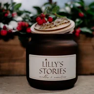 Świece - Duża świeca zapachowa Winter Berries-350g- zapach zimowych jagód - miniaturka - grafika 1