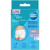 Bielizna lecznicza - Canpol Babies Wielorazowe Majtki Ciążowe Dla Kobiet Poporodowe S/M 2 szt. - miniaturka - grafika 1