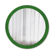Lustra - Ścienne Lustro Rama Glamour Zielona trawa 100cm - miniaturka - grafika 1