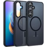 Etui i futerały do telefonów - Etui do Samsung Galaxy S24 obudowa Mag Safe Case pokrowiec plecki na telefon MagMat matowe czarne + Szkło - miniaturka - grafika 1