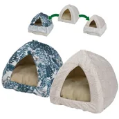 Legowiska dla kotów - FIT+FUN FIT FUN pokrowce zamienne do legowiska dla kota niebieski/beżowy - miniaturka - grafika 1