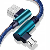 Kable USB - Kabel usb micro usb kątowy szybkie ładowanie quick charge 2m - miniaturka - grafika 1