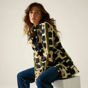 Kurtki i kamizelki sportowe damskie - Regatta Orla Kiely Kurtka damska przeciwdeszczowa Mid Beżowy, Rozmiar: 36 - miniaturka - grafika 1