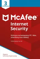 Firewalle - licencje - MCAFEE MCAFEE Internet Security 3 urządzenia 1 rok | - miniaturka - grafika 1