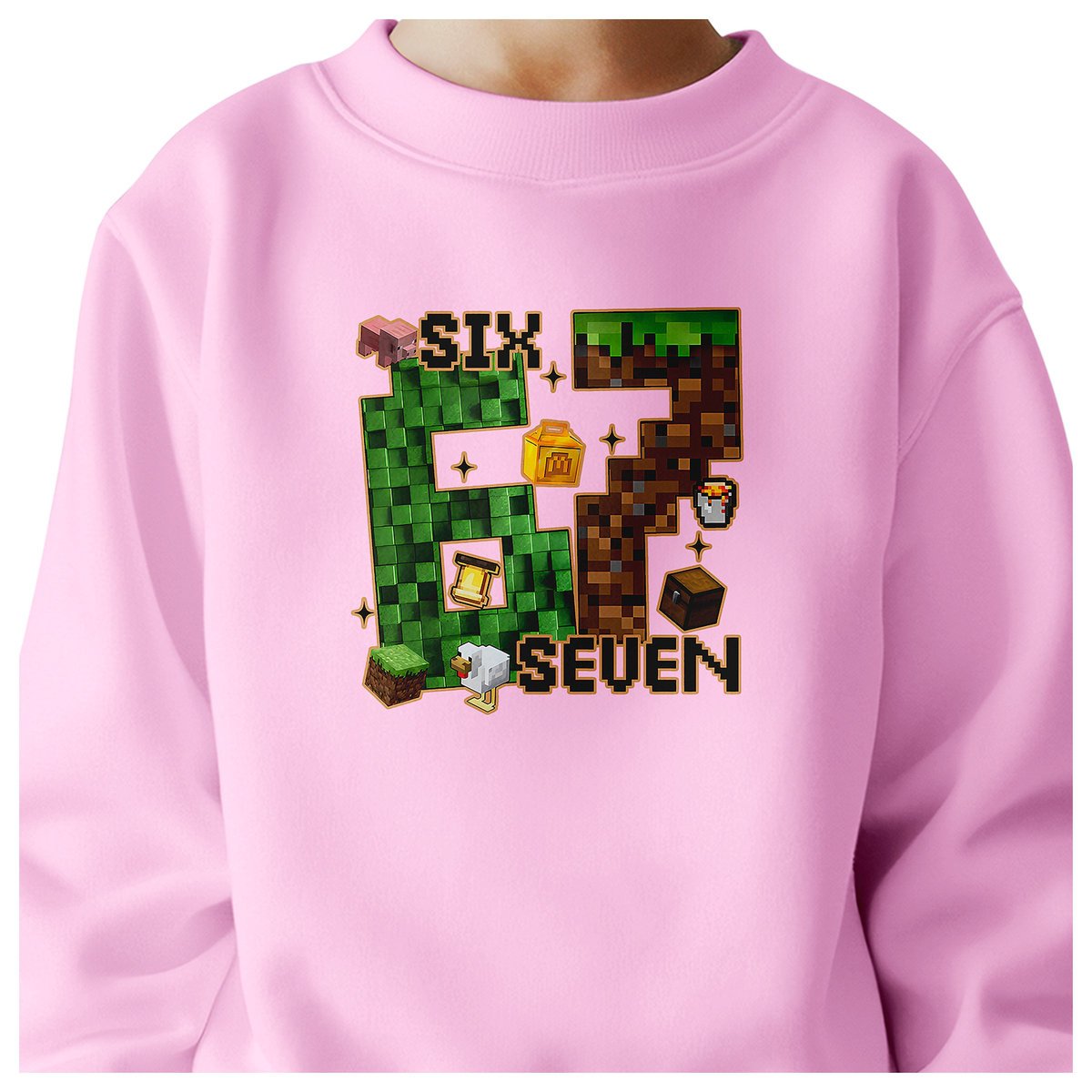 BLUZA DZIECIĘCA 67 SIX SEVEN VIRAL DLA CHŁOPCA DZIEWCZYNKI 134-140