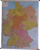 Atlasy i mapy - Freytag&amp;Berndt Niemcy mapa ścienna kody pocztowe 1:700 000 Freytag & Berndt - miniaturka - grafika 1