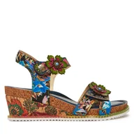 Sandały damskie - Sandały Laura Vita Bonito 13 Granatowy - miniaturka - grafika 1