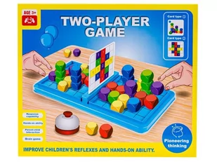 Logiczna Gra Na Refleks Klocki Karty Fiszki Two Player Game Dwóch Graczy - Gry planszowe - miniaturka - grafika 1