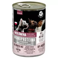 Mokra karma dla psów - PetRepublic karma monoproteinowa wołowa dla psa, kawałki w  sosie 400g - miniaturka - grafika 1