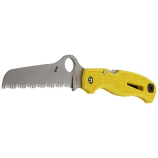 Nóż składany Spyderco Atlantic Salt Yellow FRN Spyder (C89SYL) - Noże - miniaturka - grafika 2