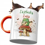 Kubki - Kubek Pomarańczowy dla Zofii Zosi Koleżanki z Nadrukiem ze Zdjęciem+ Opakowanie na prezent (wzór 01) - miniaturka - grafika 1