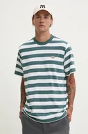 Koszulki męskie - Dickies t-shirt bawełniany kolor zielony wzorzysty - miniaturka - grafika 1