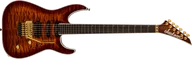 Gitary elektryczne - Jackson Pro Plus Series Soloist SLA3Q Ebony Fingerboard Amber Tiger Eye - miniaturka - grafika 1