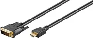 Kable komputerowe i do monitorów - Microconnect Hdmi - Dvi-D (24+1) Dual-Link Cable 1M - miniaturka - grafika 1