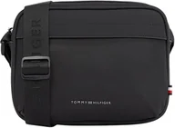 Torebki damskie - TOMMY HILFIGER Męska torba na aparat TH REPREVE AM0AM13187 Crossover, czarna (czarna), czarny (czarny) - miniaturka - grafika 1