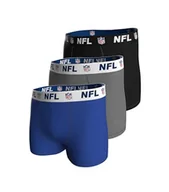 Kimona, stroje i obuwie - NFL Shield 3pk Boxers - BLU/MGR/BLK - L - miniaturka - grafika 1