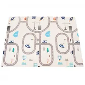 Maty piankowe - Dwustronna mata piankowa, edukacyjna dla dzieci 150x200 cm składana, pojazdy - miniaturka - grafika 1