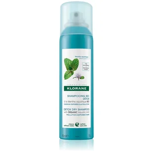Pierre-Fabre DERMO-COSMETIQUE POLSKA SP Z O.O Klorane Detoksykujący szampon suchy z Organiczną miętą nadwodną 150 ml - Szampony do włosów - miniaturka - grafika 1