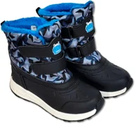 Buty dla chłopców - Buty Śniegowce Cleve Rozmiar 32 - Chłopięce Czarne - miniaturka - grafika 1