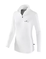 Bluzy damskie - Black Crevice Damska bluza narciarska z polaru, biała/czarna, 38 - miniaturka - grafika 1