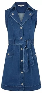 Sukienki - Morgan Damska sukienka/kombinezon RASMIN1 Stone Jean T36, Dżinsy z kamienia, 36 - grafika 1