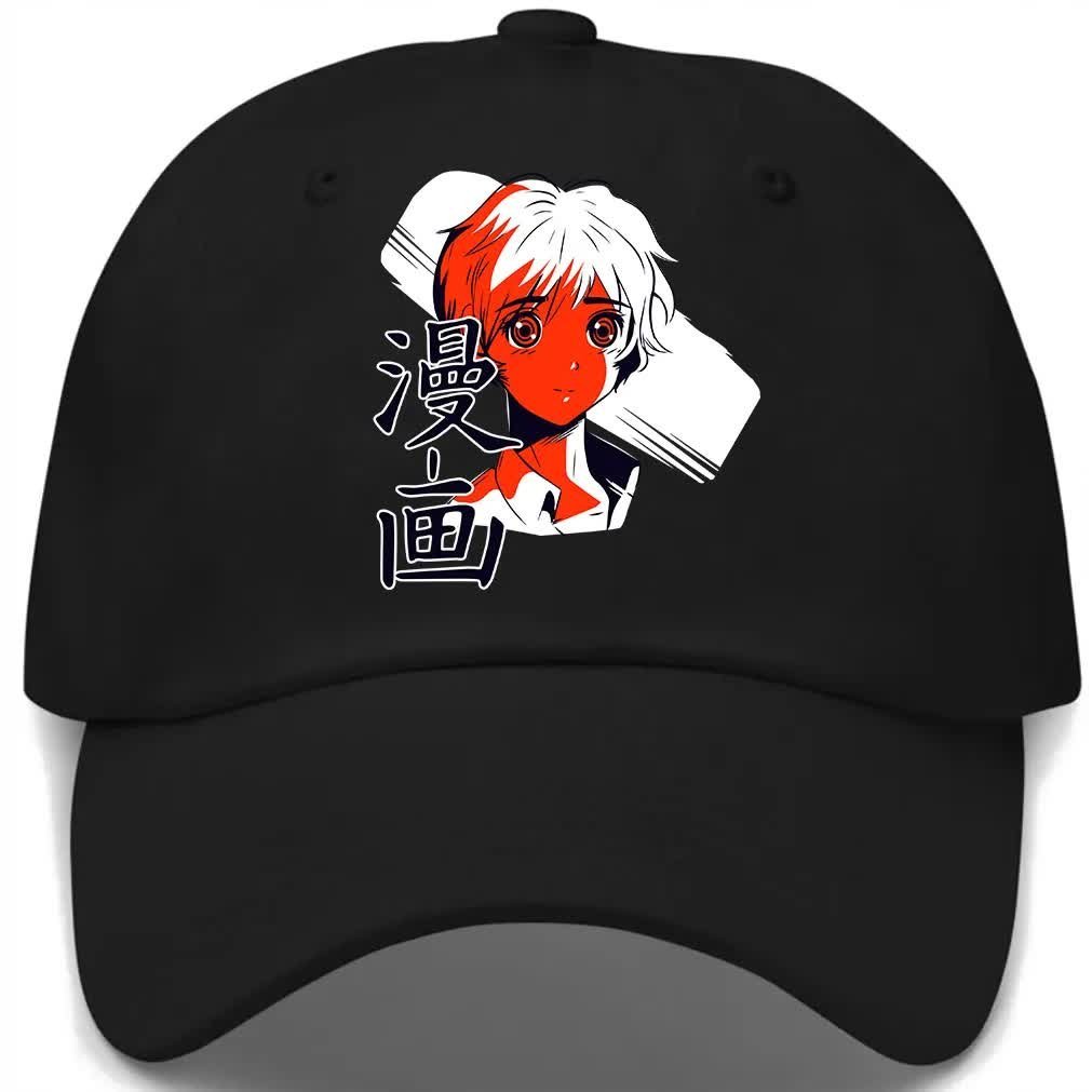 Czapka Z Daszkiem Dziecięca RED EYES ANIME Czarny Na Lato Różne Wzory
