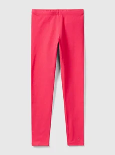 Benetton Legginsy w kolorze różowym - Legginsy - miniaturka - grafika 1