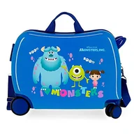 Walizki - Disney Toy Story 4 walizka kabinowa, wielokolorowa, 37 x 55 x 20 cm, z twardego tworzywa ABS, zamek szyfrowy, 32 l, 2,5 kg, 4 podwójne kółka, bagaż podręczny, Monsters Boo (niebieski) - 2459864 - miniaturka - grafika 1