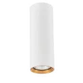 Lampy pozostałe - Light Prestige Manacor oczko białe z złotym ringiem 17 cm LP-232/1D 170 WH/GD - miniaturka - grafika 1