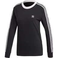 Odzież trekkingowa damska - Adidas, Koszulka damska, 3 STR LS BLACK FM3301, czarny, rozmiar 34 - miniaturka - grafika 1