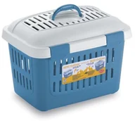 Transportery dla kotów - Transport sail Midi Gulliver 45x33x33cm white/blue 8003507961814 - miniaturka - grafika 1