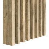 Panele ścienne i boazeria - Elior Lamele ażurowe 8 szt. dąb wotan R1-M34 - miniaturka - grafika 1