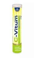 Witaminy i minerały - Oleofarm Witamina C C-Vitum 1000mg Tabletki Musujące 24 sztuki - - miniaturka - grafika 1