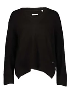 Swetry damskie - Pepe Jeans Sweter w kolorze czarnym - miniaturka - grafika 1