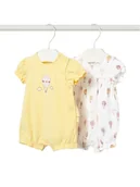 Rampersy - Mayoral Komplet romperów 1705 Żółty - miniaturka - grafika 1