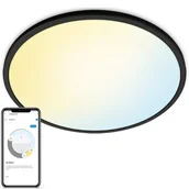 Systemy inteligentnych domów - Philips WiZ Super Slim 16W LED Plafon sufitowy 2700-6500 1500lm czarny - miniaturka - grafika 1
