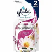 Odświeżacze powietrza - Glade sens&spray relax odświeżacz zapas 2x18ml - miniaturka - grafika 1