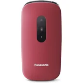 Telefony komórkowe - Panasonic KX-TU466EXR Czerwony - miniaturka - grafika 1