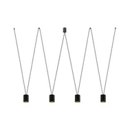 Lampy sufitowe - Nowodvorski More Tone lampa wisząca 4-punktowa czarna/złota 7814 7814n - miniaturka - grafika 1