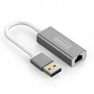 Karta Sieciowa Zenwire, USB 3.0 Ethernet Rj45 Gigabit LAN A - Huby USB - miniaturka - grafika 1