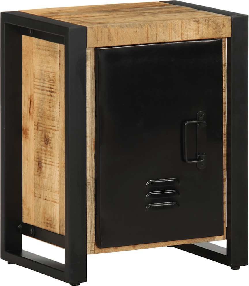 vidaXL Szafki nocne 2 szt. Szorstkie drewno mango