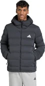 Kurtki męskie - Kurtka męska adidas Helionic Climawarm Stretch Hooded Down czarna JN2114 XL - miniaturka - grafika 1