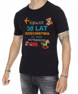 Koszulka Męska 20 30 40 50 Urodziny Prezent S Y4 - Koszulki męskie - miniaturka - grafika 1