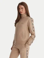 Bluzy damskie - Guess Bluza V2YQ16 KB3P2 Beżowy Regular Fit - miniaturka - grafika 1